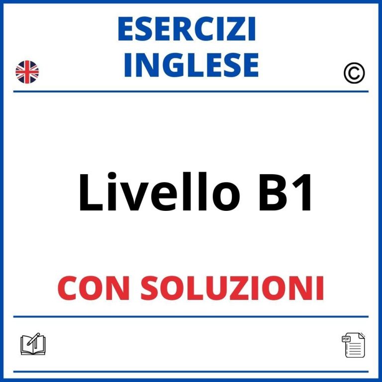 Esercizi Inglese B2 Con Soluzioni PDF Soluzioni