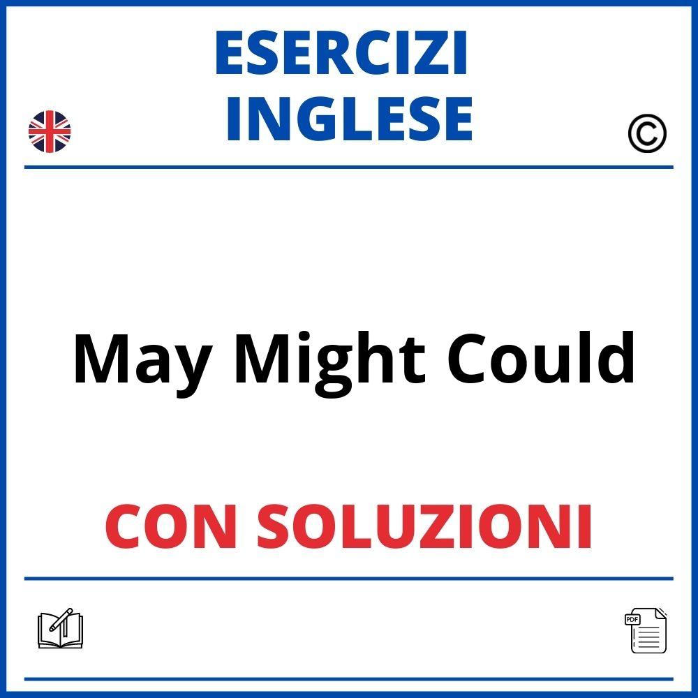 Esercizi Inglese May Might Could